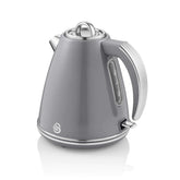 Swan Retro Jug Elektrikli Su Isıtıcısı Kettle 1.5 Litre 3000 w Gri